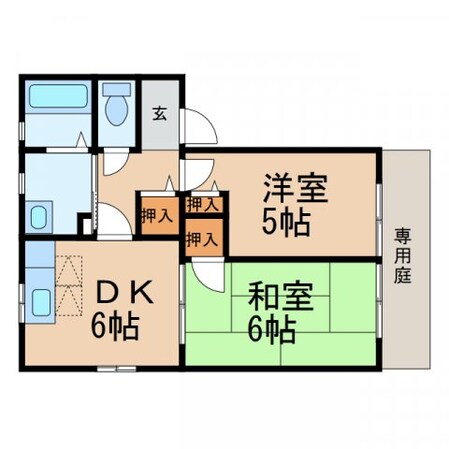 和歌山駅 徒歩29分 2階の物件間取画像